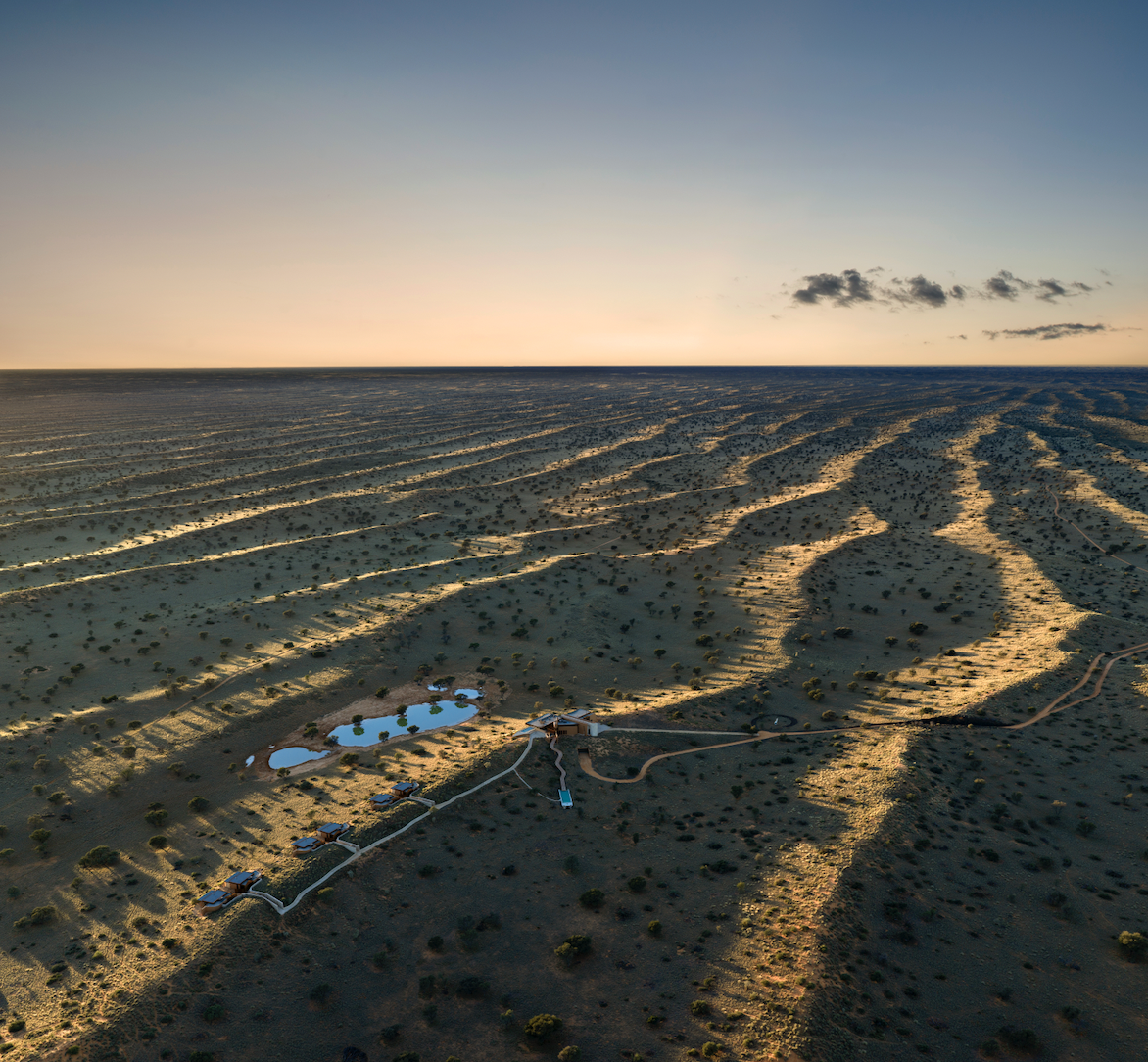 Kalahari ancient sand dunes in South Africa